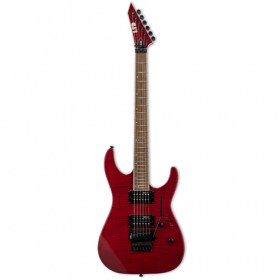 LTD M-200 ROSE FLAMED MAPLE SEE THRU RED FINISH